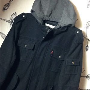 LEVIS Wool blend chore x military jacket